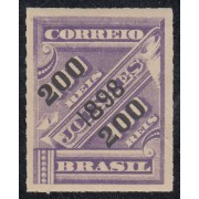 Brasil Brazil 92 1898 Sello de periódico de 1889 sobreimpreso MH
