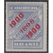 Brasil Brazil 98 1898 Sello de periódico de 1889 sobreimpreso MH Brasil Brazil 98 1898 Sello de periódico de 1889 sobreimpreso MH