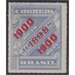 Brasil Brazil 98 1898 Sello de periódico de 1889 sobreimpreso MH Brasil Brazil 98 1898 Sello de periódico de 1889 sobreimpreso MH
