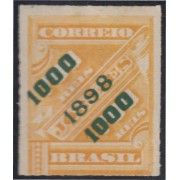 Brasil Brazil 97 1898 Sello de periódico de 1889 sobreimpreso MH Brasil Brazil 97 1898 Sello de periódico de 1889 sobreimpreso MH