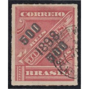Brasil Brazil 94 1898 Sello de periódico de 1889 sobreimpreso usado