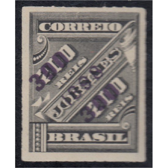 Brasil Brazil 93 1898 Sello de periódico de 1889 sobreimpreso MH Brasil Brazil 93 1898 Sello de periódico de 1889 sobreimpreso MH