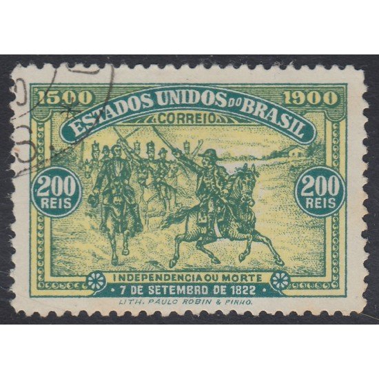 Brasil Brazil 113 1900 Centenario del descubrimiento de Brasil usado Brasil Brazil 113 1900 Centenario del descubrimiento de Brasil usado