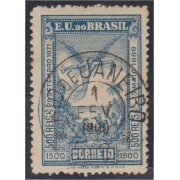 Brasil Brazil 114 1900 Centenario del descubrimiento de Brasil usado