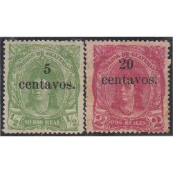 Guatemala 16/17 1878 Cabeza india MH Guatemala 16/17 1878 Cabeza india MH