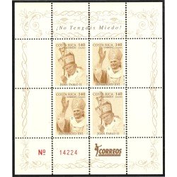 Costa Rica 771a/72a 2005 A la memoria de SS Juan Pablo II MNH