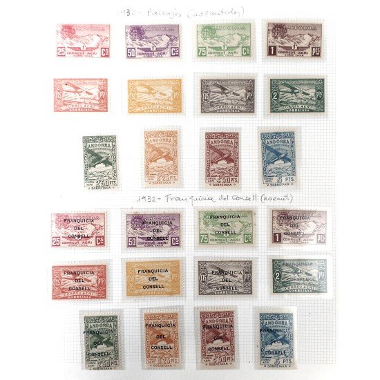 Colección Collection Andorra Española 1896 - 1994 MNH Colección Collection Andorra Española 1896 - 1994 MNH