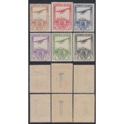 España Spain 483/88 1930  Ferrocarril Avión Plane Bristol MNH