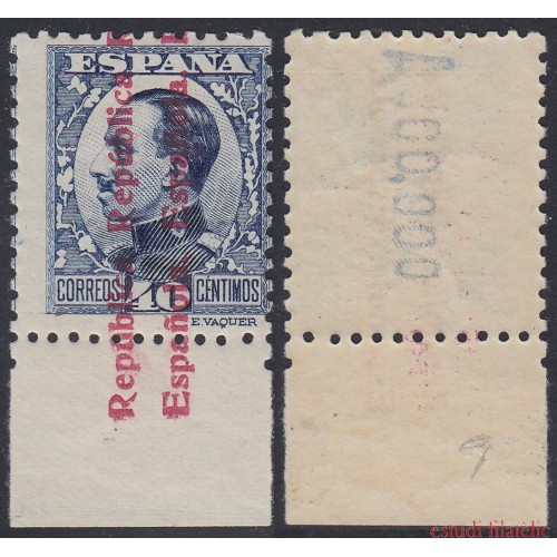 España Spain NE 25 1931 No emitido Alfonso XIII MNH