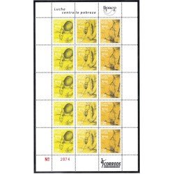 Costa Rica 776a/78a 2005 Minipliego Serie América UPAEP Lucha contra la pobreza MNH