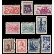 España Spain NE 46/55 1939 No Emitido Correo de Campaña MNH