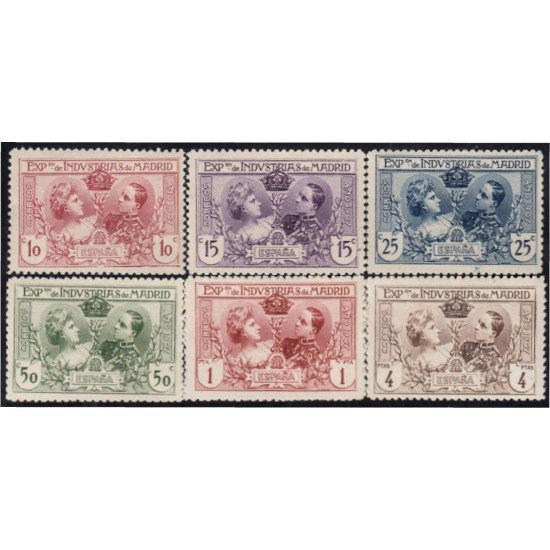 España Spain SR 1/6 Expo Industria Madrid 1907 MNH España Spain SR 1/6 Expo Industria Madrid 1907 MNH