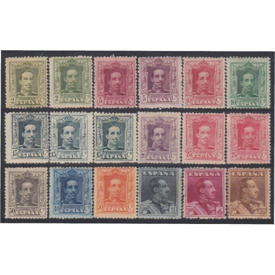 España Spain 310/23 + 310A/17A 1922/30 Alfonso XIII MH España Spain 310/23 + 310A/17A 1922/30 Alfonso XIII MH
