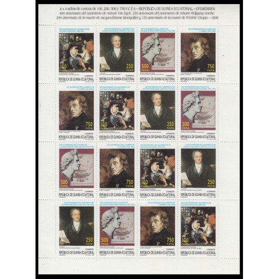 Guinea Ecuatorial 263/66 2000 Efemérides 1999 MNH Guinea Ecuatorial 263/66 2000 Efemérides 1999 MNH