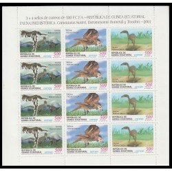 Guinea Ecuatorial 284/86 2002 Fauna prehistórica MNH Guinea Ecuatorial 284/86 2002 Fauna prehistórica MNH
