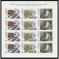 Guinea Ecuatorial 214/16 1996 Efemérides Nobel Bruckner Tiépolo MNH
