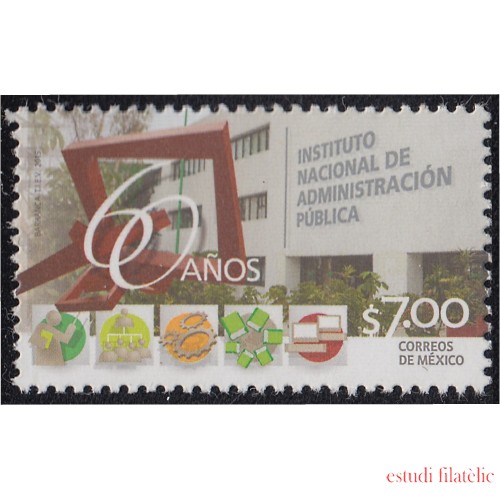México 2899 2015 60 Aniversario del Instituto Nacional de Administración Pública MNH
