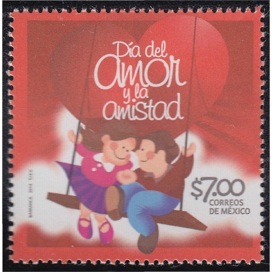 México 2804 2014 Día del amor y la amistad MNH México 2804 2014 Día del amor y la amistad MNH