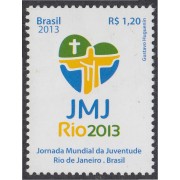 Brasil Brazil 3279 2013 Jornada Mundial de la Juventud MNH