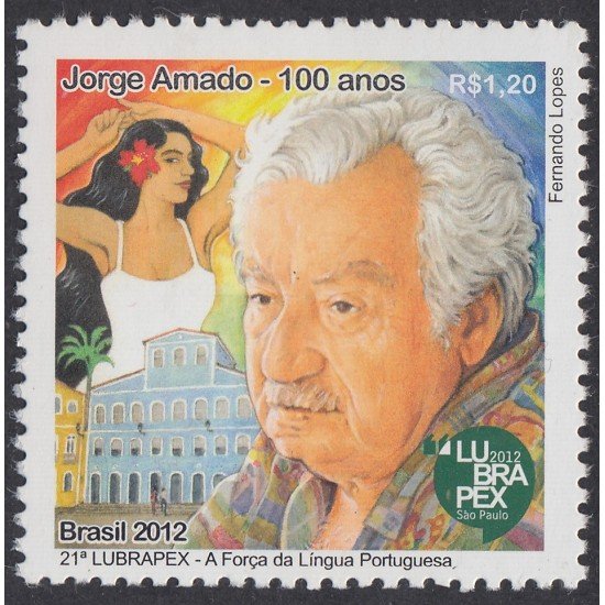 Brasil Brazil 3242 2012 Jorge Amado MNH
