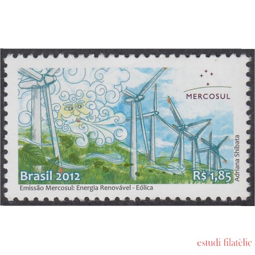 Brasil Brazil 3227 2012 Mercosur Energía renovable MNH