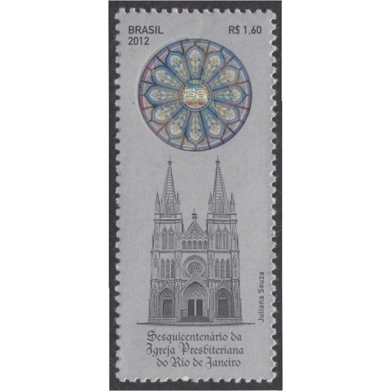 Brasil Brazil 3195 2012 150 Años de la Iglesia Presbiteriana de Río de Janeiro MNH Brasil Brazil 3195 2012 150 Años de la Iglesia Presbiteriana de Río de Janeiro MNH