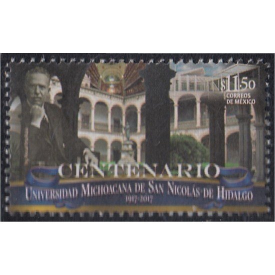 México 3041 2017 Centenario de la Universidad de Michoacán MNH México 3041 2017 Centenario de la Universidad de Michoacán MNH