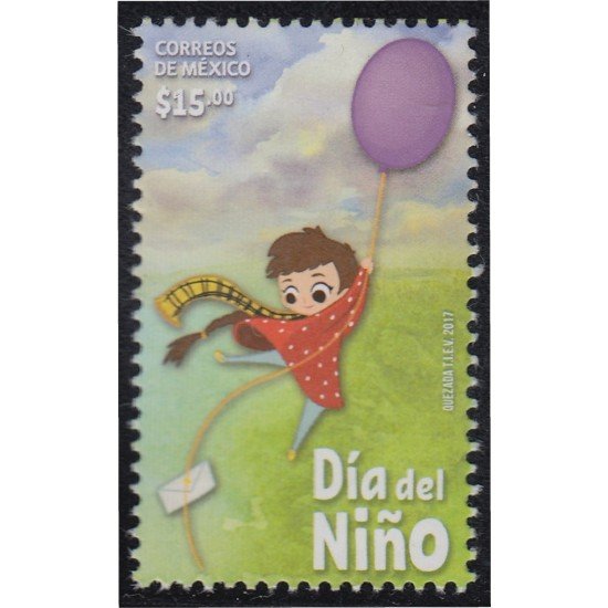 México 3039 2017 Día del niño MNH México 3039 2017 Día del niño MNH