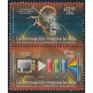 México 3036/37 2017 Día mundial de la propiedad intelectual MNH