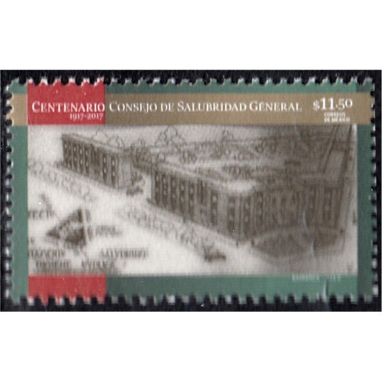 México 3035 2017 Centenario del consejo de salubridad General MNH México 3035 2017 Centenario del consejo de salubridad General MNH