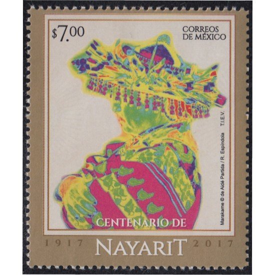 México 3033 2017 Centenario del Estado de Nayarit MNH México 3033 2017 Centenario del Estado de Nayarit MNH