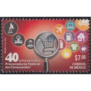 México 3028 2016 40º Aniversario de la Agencia de protección del consumidor MNH