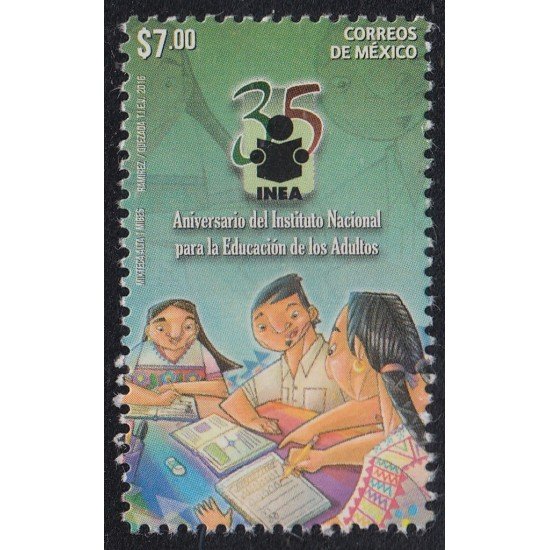 México 3003 2016 30º Aniversario del Instituto Nacional para la educación de Adultos MNH México 3003 2016 30º Aniversario del Instituto Nacional para la educación de Adultos MNH