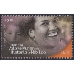 México 2975 2016 Valor a la mujer en la Historia de México MNH México 2975 2016 Valor a la mujer en la Historia de México MNH