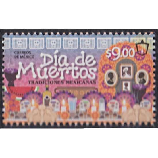 México 2938 2015 Día de los muertos MNH