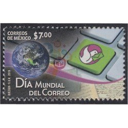 México 2933 2015 Día Mundial del Correo MNH