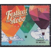 México 2922 2015 Festival del Globo MNH