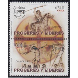 Chile 2049AB 2014 Próceres y Líderes MNH Chile 2049AB 2014 Próceres y Líderes MNH