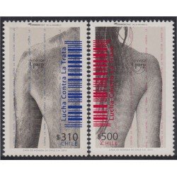 Chile 2076/77 2015 Lucha contra la Trata MNH Chile 2076/77 2015 Lucha contra la Trata MNH
