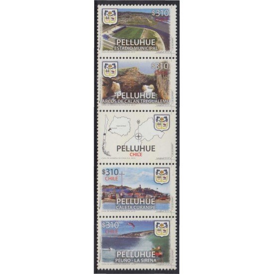 Chile 2089/92 2015 Pelluhue Paisajes MNH Chile 2089/92 2015 Pelluhue Paisajes MNH
