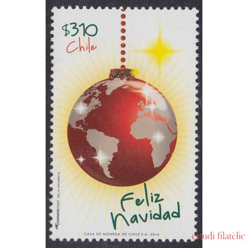 Chile 2105 2016 Navidad Chritsmas MNH