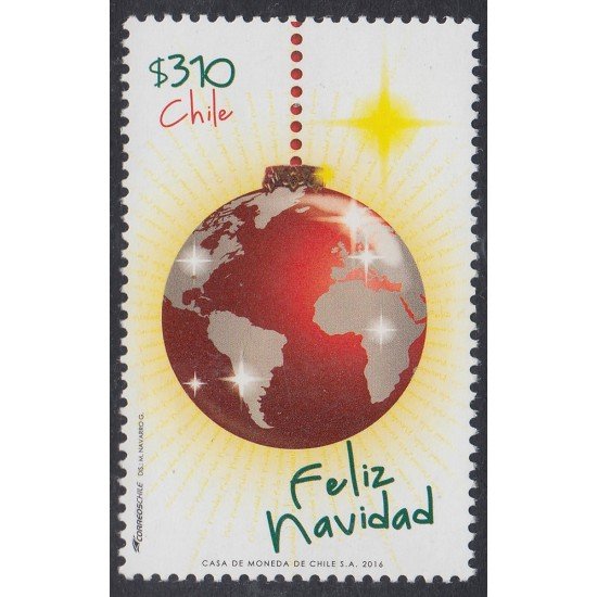 Chile 2105 2016 Navidad Chritsmas MNH Chile 2105 2016 Navidad Chritsmas MNH