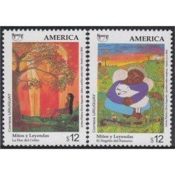 Uruguay 2574/75 2012 Mitos y Leyendas MNH Uruguay 2574/75 2012 Mitos y Leyendas MNH