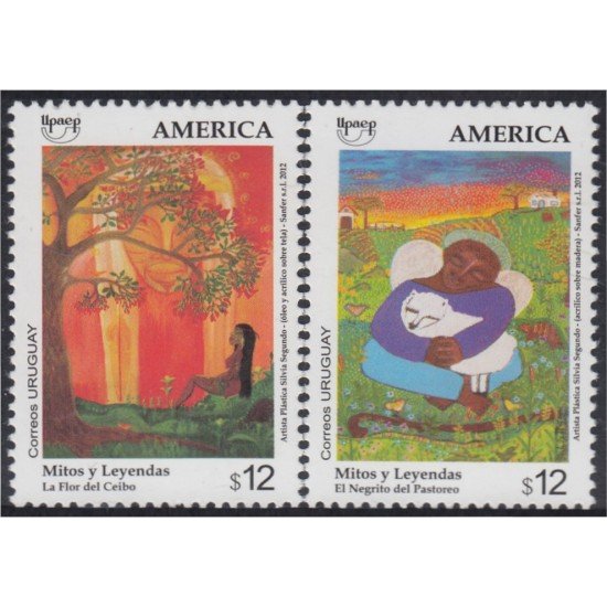 Uruguay 2574/75 2012 Mitos y Leyendas MNH Uruguay 2574/75 2012 Mitos y Leyendas MNH