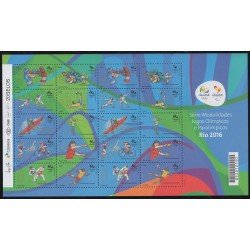 Brasil Brazil 3429/48 2015 Juegos Olímpicos y Paralímpicos MNH Brasil Brazil 3429/48 2015 Juegos Olímpicos y Paralímpicos MNH