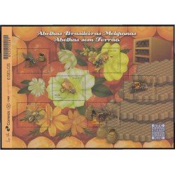 Brasil Brazil 3419/24 2015 Insectos Abejas brasileñas MNH Brasil Brazil 3419/24 2015 Insectos Abejas brasileñas MNH