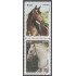 Brasil Brazil 3547/48 2016 Relaciones diplomáticas Eslovenia - Brasil Caballos Horses MNH