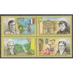 Brasil Brazil 3540/43 2016 Relaciones diplomáticas Francia - Brasil MNH Brasil Brazil 3540/43 2016 Relaciones diplomáticas Francia - Brasil MNH