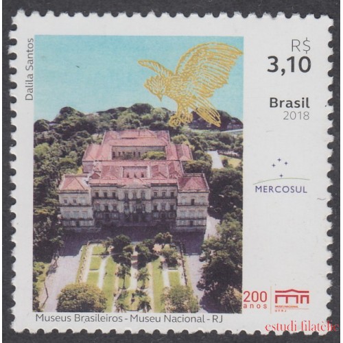 Brasil Brazil 3721 2018 Museo Nacional RJ MNH