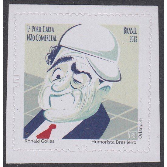 Brasil Brazil 3720 2018 Ronal Golias Humorista MNH Brasil Brazil 3720 2018 Ronal Golias Humorista MNH